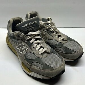 New Balance 992 USA Gray Suede Running Shoes Men’s M992GL Size 8.5 4E